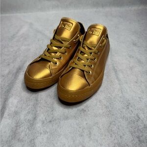 Gold Converse Sneakers